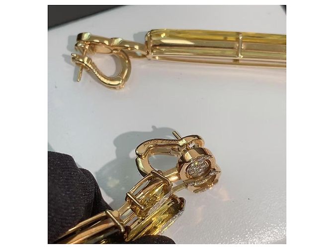 Orecchini Chanel in smeraldi e diamanti D'oro - vista 2