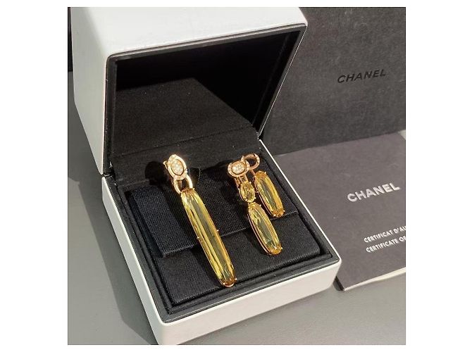 Orecchini Chanel in smeraldi e diamanti D'oro - vista 4