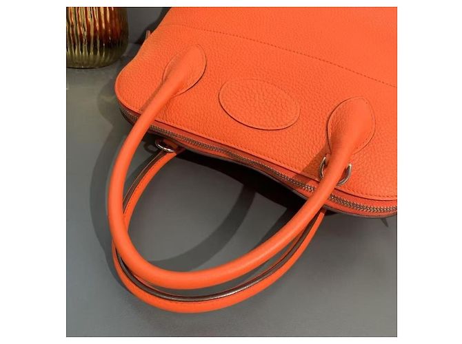 Borsa Hermès Lovecraft 31 in pelle Arancio Arancione - vista 5