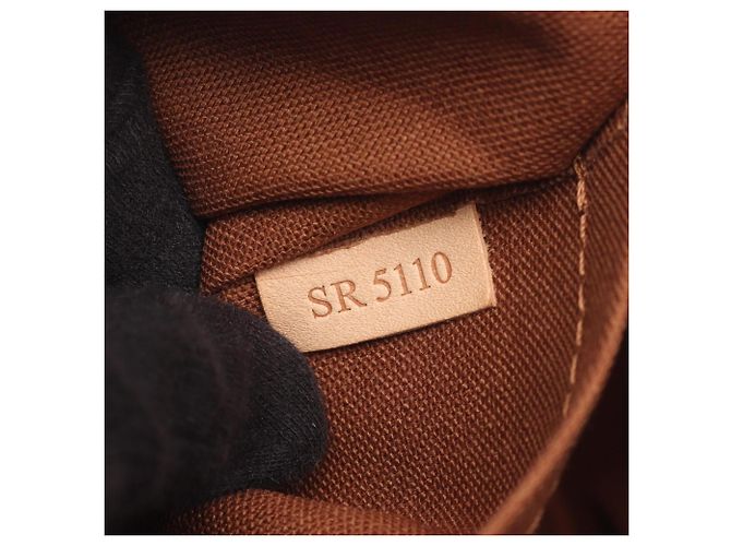 Borsa a mano Monogram Palermo PM di Louis Vuitton Marrone Monogramma - vista 5