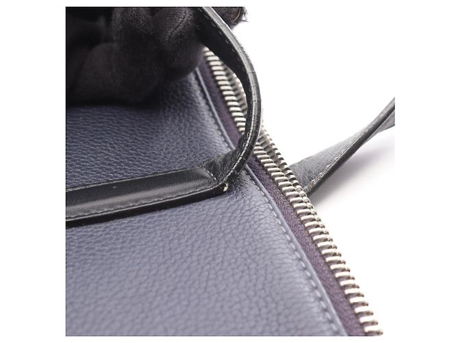 Borsa a mano Loewe Toledo Nero Blu navy - vista 13