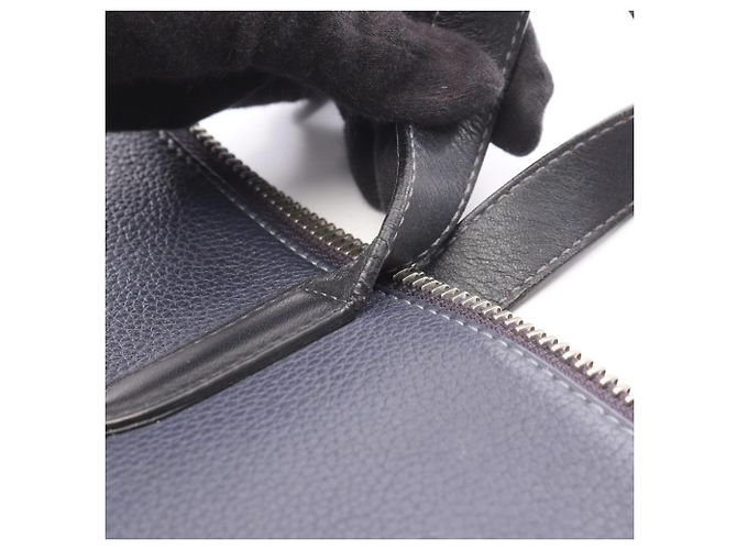 Borsa a mano Loewe Toledo Nero Blu navy - vista 14