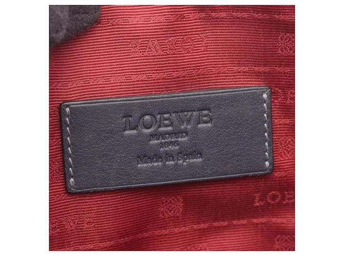 Borsa a mano Loewe Toledo Nero Blu navy - vista 4