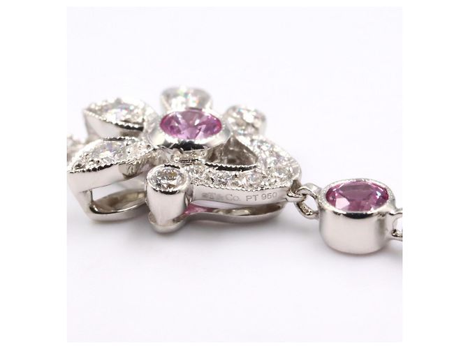 Collana in platino Tiffany & Co. con accenti di diamante Argento Rosa - vista 3