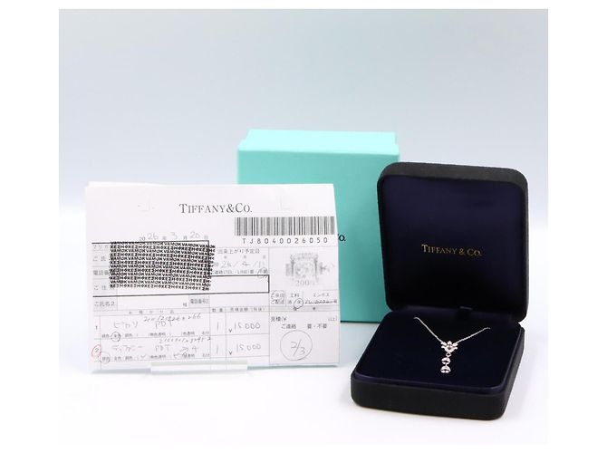 Collana in platino Tiffany & Co. con accenti di diamante Argento Rosa - vista 6