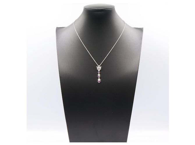 Collana in platino Tiffany & Co. con accenti di diamante Argento Rosa - vista 7