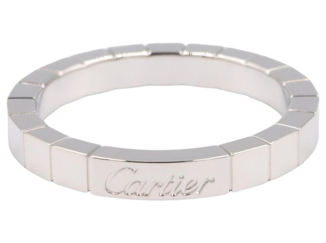 Anello Cartier Lanieres in Oro Bianco 18K Argento - vista 2