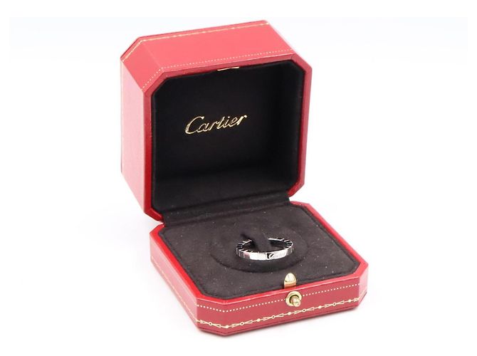 Anello Cartier Lanieres in Oro Bianco 18K Argento - vista 7