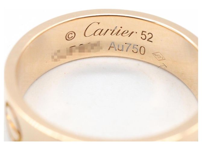 Anello Love Cartier in oro rosa 18K D'oro - vista 3