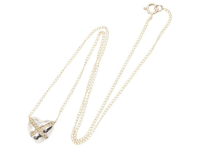 Collana Cuore Incrociato Tiffany & Co. Argento D'oro - vista 2
