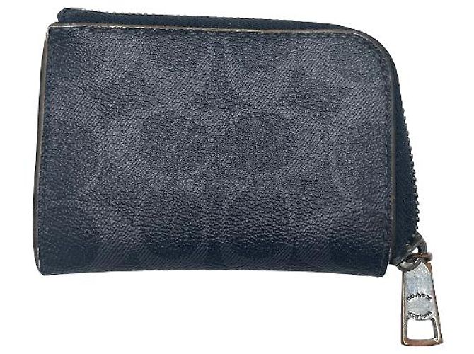 Coach Card holder leather mini Black - view 2