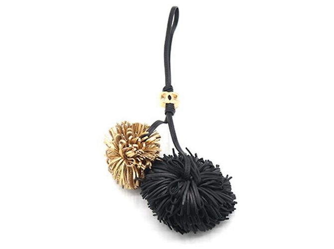 Chanel Black and Gold Handbag Charm Golden - view 2