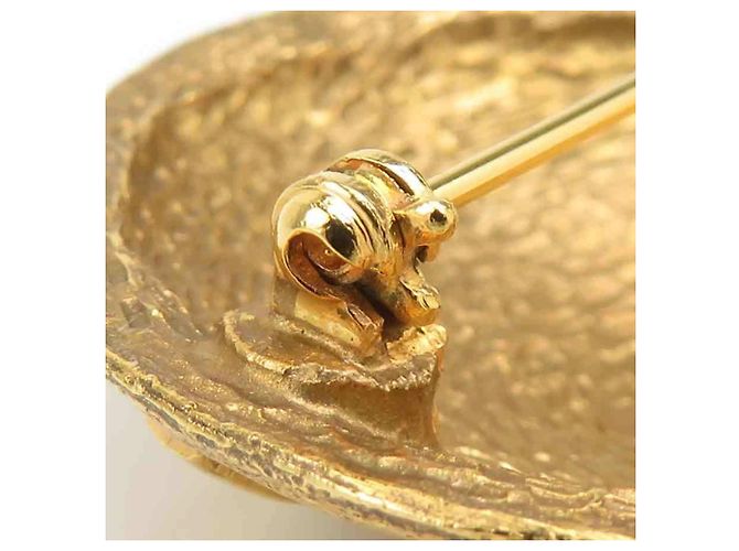 Spilla in metallo dorato vintage Chanel D'oro - vista 10