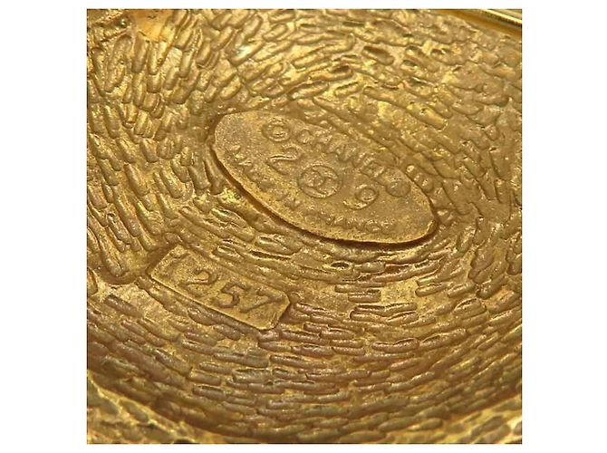 Spilla in metallo dorato vintage Chanel D'oro - vista 12