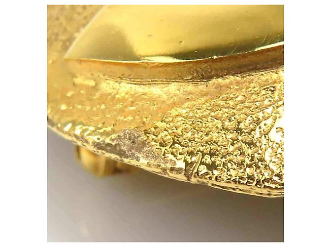 Spilla in metallo dorato vintage Chanel D'oro - vista 8