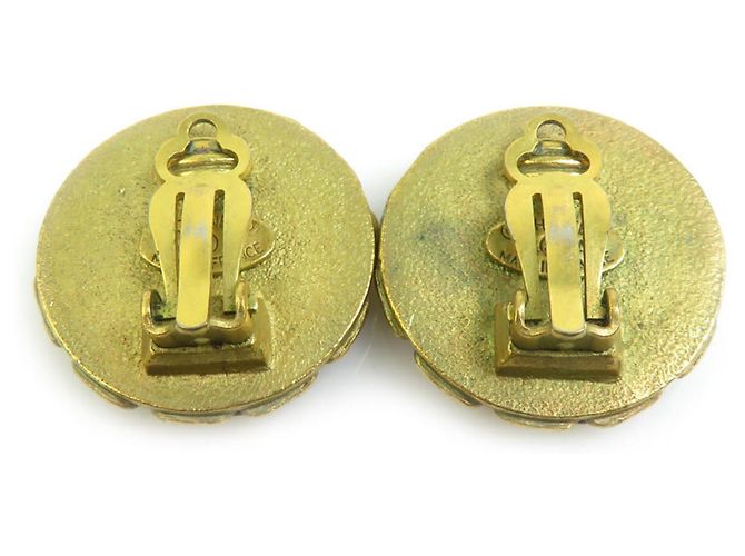 Orecchini a clip in metallo dorato Chanel D'oro - vista 5