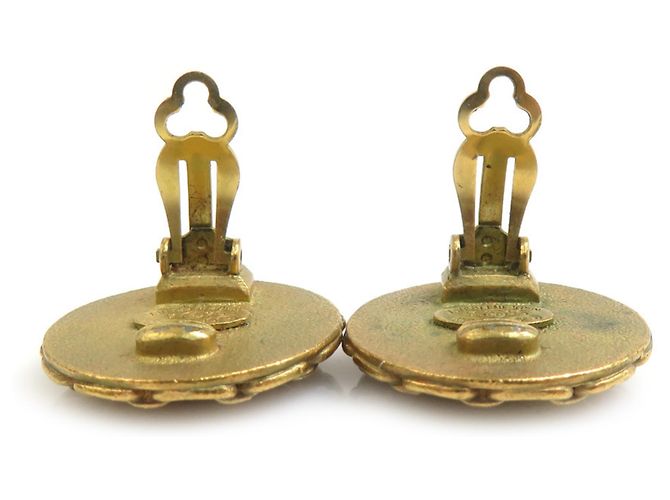 Orecchini a clip in metallo dorato Chanel D'oro - vista 6