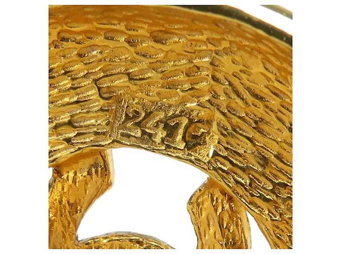 Timeless Vintage Gold Clip Ohrringe von Chanel Golden - Ansicht 13