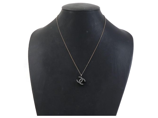 Collana in resina nera e metallo Chanel Nero - vista 10