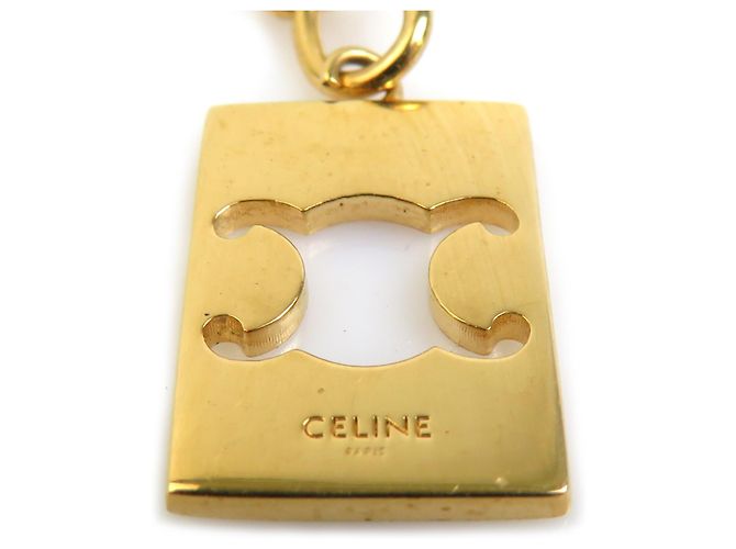 Céline Collana in metallo dorato Celine Triomphe D'oro - vista 3