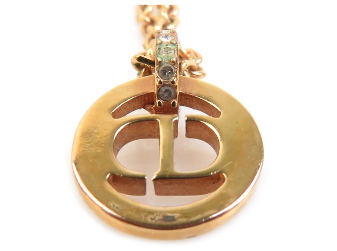 Collana oro e rosa chiaro Christian Dior D'oro - vista 4