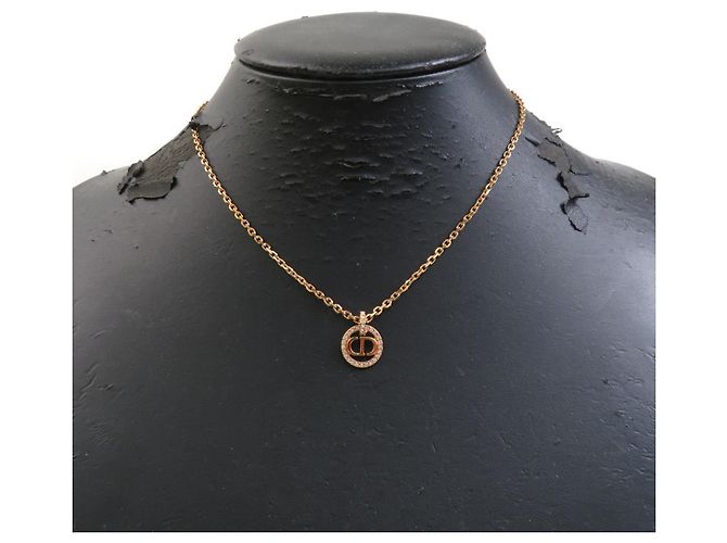 Collana oro e rosa chiaro Christian Dior D'oro - vista 7