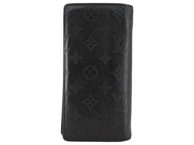 Louis Vuitton Brazza Long Bifold wallet Monogram shadow Black - view 2