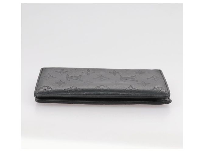 Louis Vuitton Brazza Long Bifold wallet Monogram shadow Black - view 3