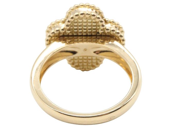 Anello Vintage Alhambra 1PD di Van Cleef & Arpels Bianco D'oro - vista 3
