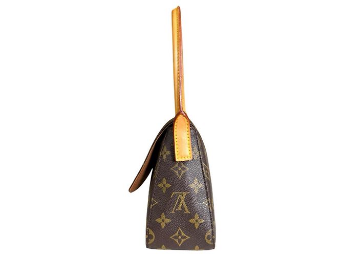 Borsa a mano Mini Looping Monogram Louis Vuitton Marrone - vista 5