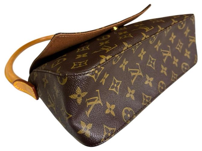 Borsa a mano Mini Looping Monogram Louis Vuitton Marrone - vista 6