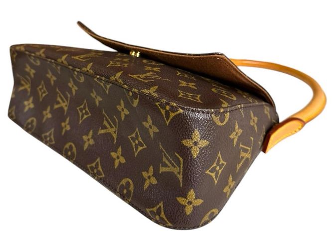 Borsa a mano Mini Looping Monogram Louis Vuitton Marrone - vista 7