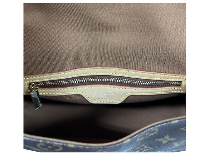 Borsa a mano Mini Looping Monogram Louis Vuitton Marrone - vista 9