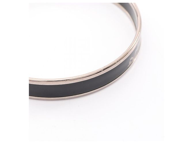 Pulsera Caleche PM Email de Hermès Negro Plata - vista 6