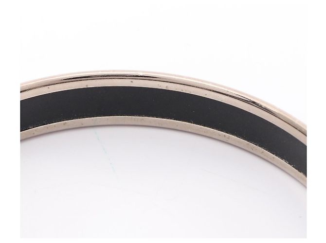 Pulsera Caleche PM Email de Hermès Negro Plata - vista 7