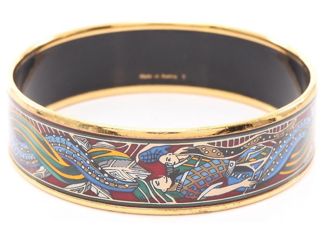 Brazalete EMAGLE GM de Hermès Multicolor Dorado - vista 2