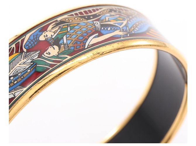 Brazalete EMAGLE GM de Hermès Multicolor Dorado - vista 5