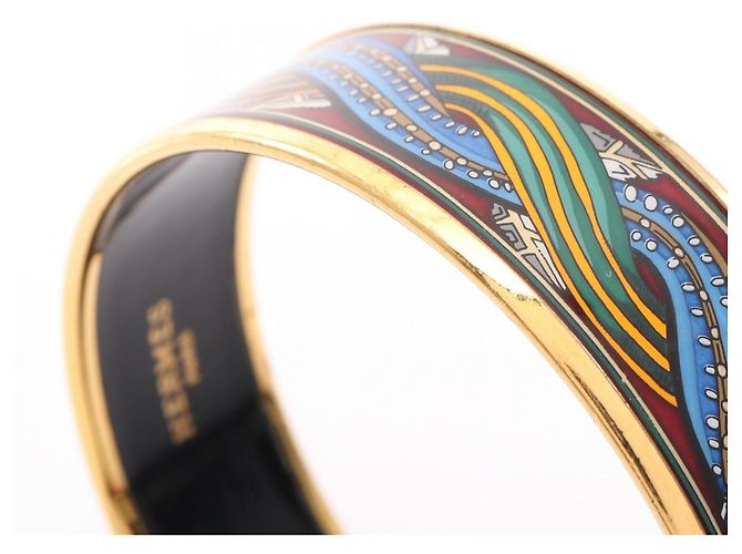 Brazalete EMAGLE GM de Hermès Multicolor Dorado - vista 7