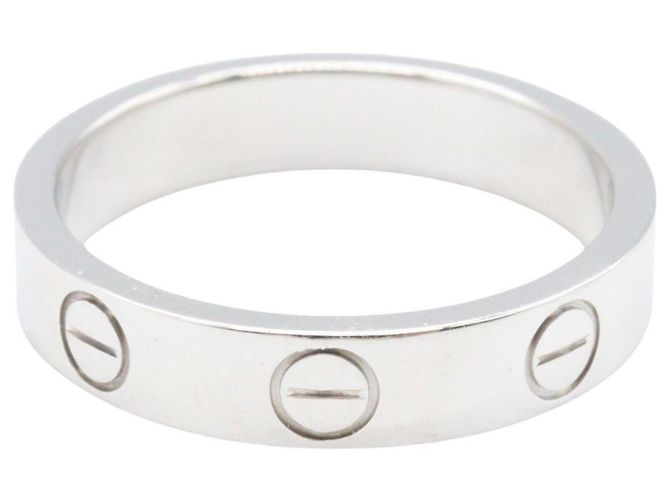 Cartier Mini Love Ring aus 18K Weißgold Silber - Ansicht 2