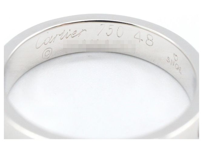 Cartier Mini Love Ring aus 18K Weißgold Silber - Ansicht 3
