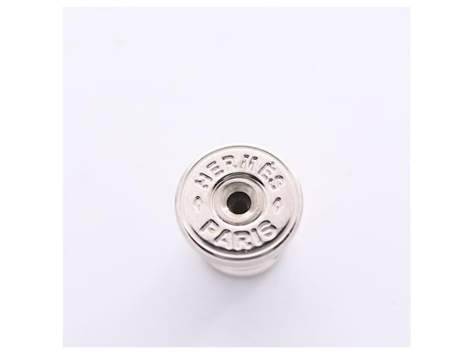 Hermès MINI POP H Stud Ohrringe Schwarz Silber - Ansicht 3