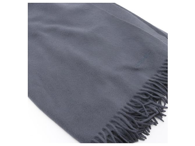 Grau Cashmere Schal von Hermès Braun - Ansicht 2