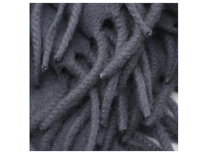 Grau Cashmere Schal von Hermès Braun - Ansicht 5