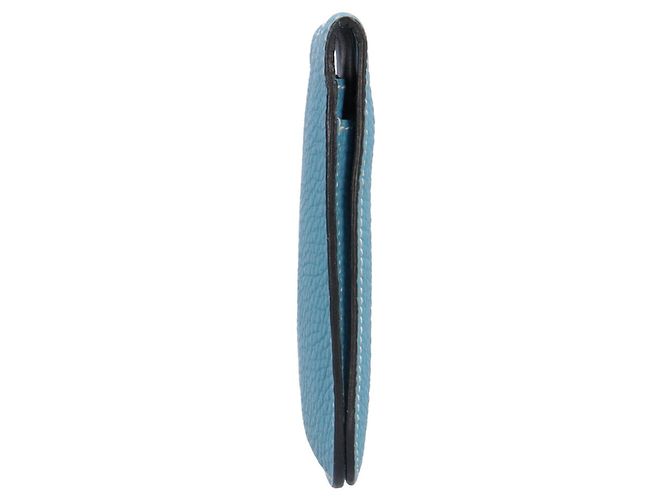 Hermès Dogon Duo Langbörse Blau - Ansicht 3