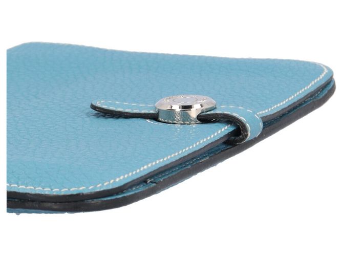 Hermès Dogon Duo Langbörse Blau - Ansicht 8