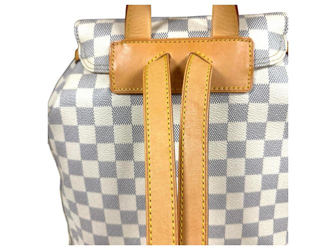 Zaino Speron Damier Azur Louis Vuitton Bianco - vista 15