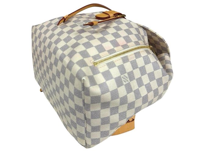 Zaino Speron Damier Azur Louis Vuitton Bianco - vista 7