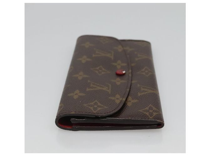 Louis Vuitton Emilie Monogram Canvas Rosso - vista 3