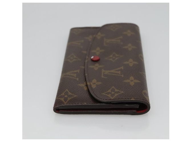 Louis Vuitton Emilie Monogram Canvas Rosso - vista 4