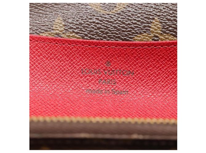 Louis Vuitton Emilie Monogram Canvas Rosso - vista 6